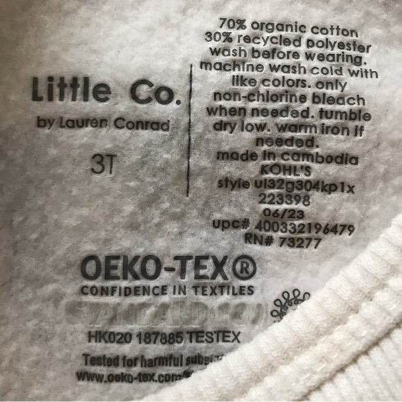 Little Co. by Lauren Conrad 3T Christmas theme winter dress, modern minimalist - Picture 2 of 8